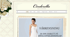 Desktop Screenshot of cinderellapitea.se